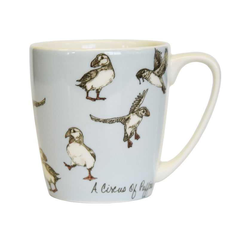 The In Crowd A Circus of Puffins Acorn Mug