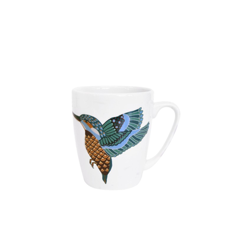 Paradise Birds Kingfisher Oak Mug