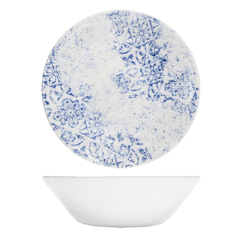 Algarve Blue Scollop Bowl