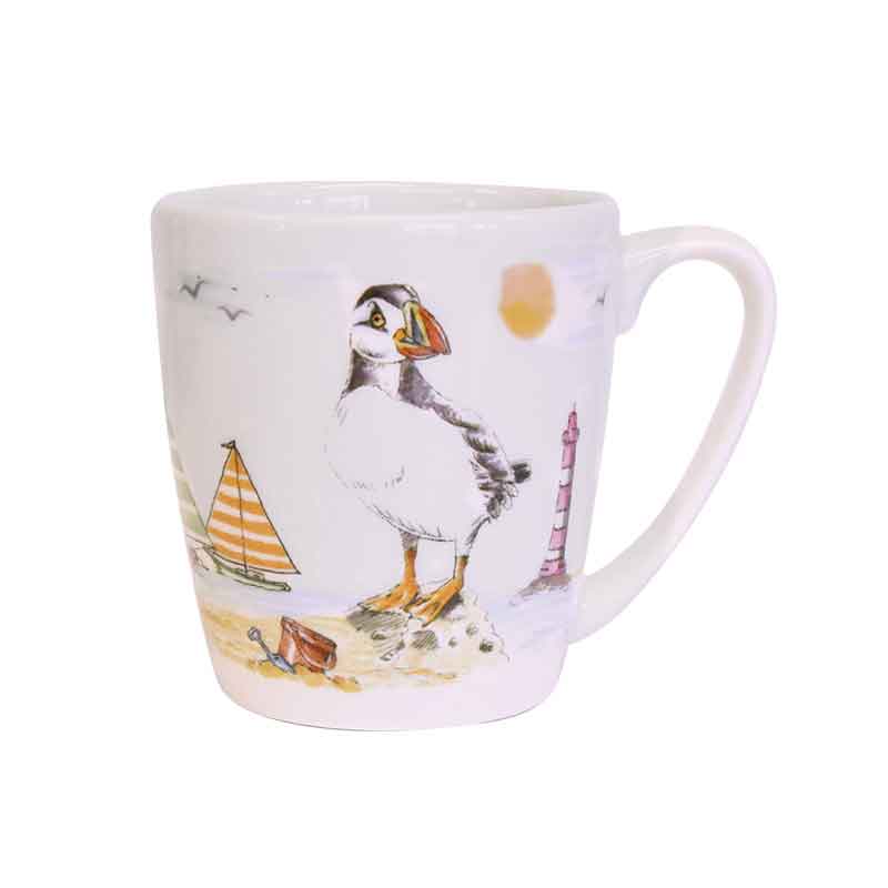Along The Coast Seabirds Acorn Mug