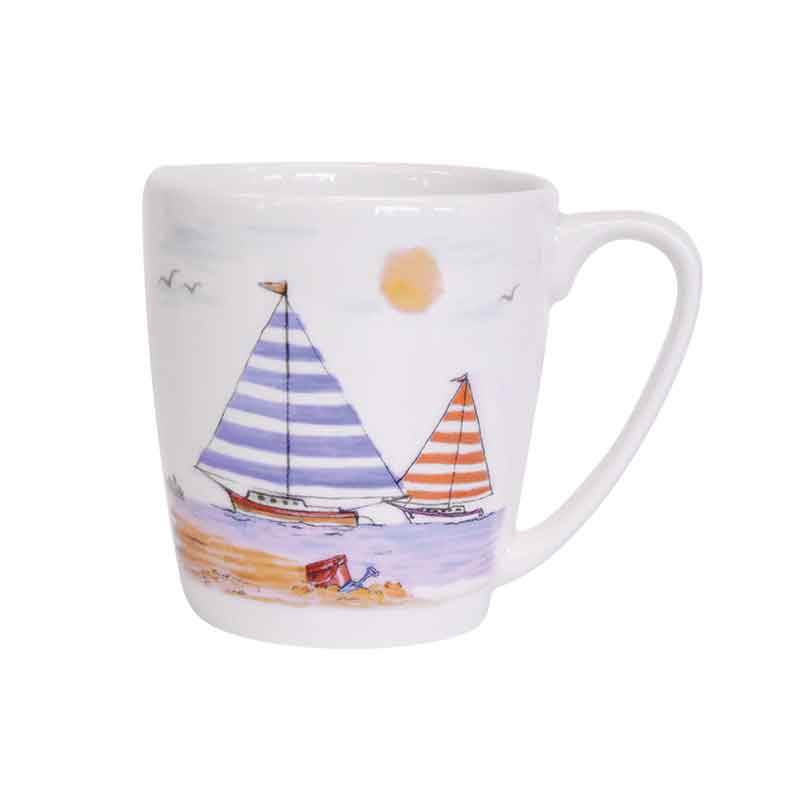 Along The Coast Beachfront Acorn Mug