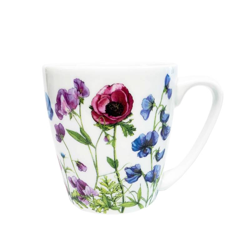 Aquarelle Sweet Pea Acorn Mug