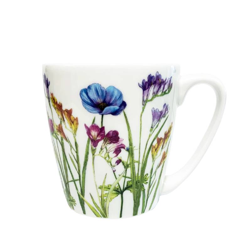 Aquarelle Freesia Acorn Mug