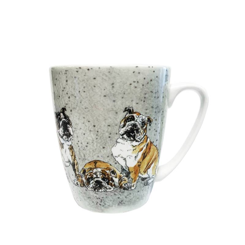 Couture Companions Bulldog Oak Mug