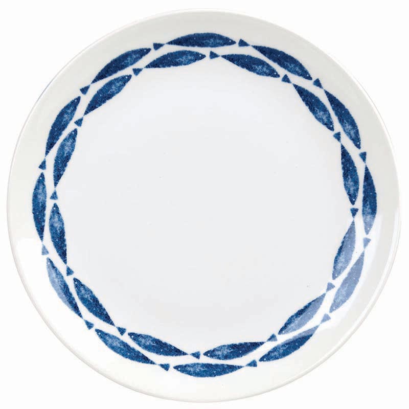 Sieni Fishie Border 26cm Dinner Plate