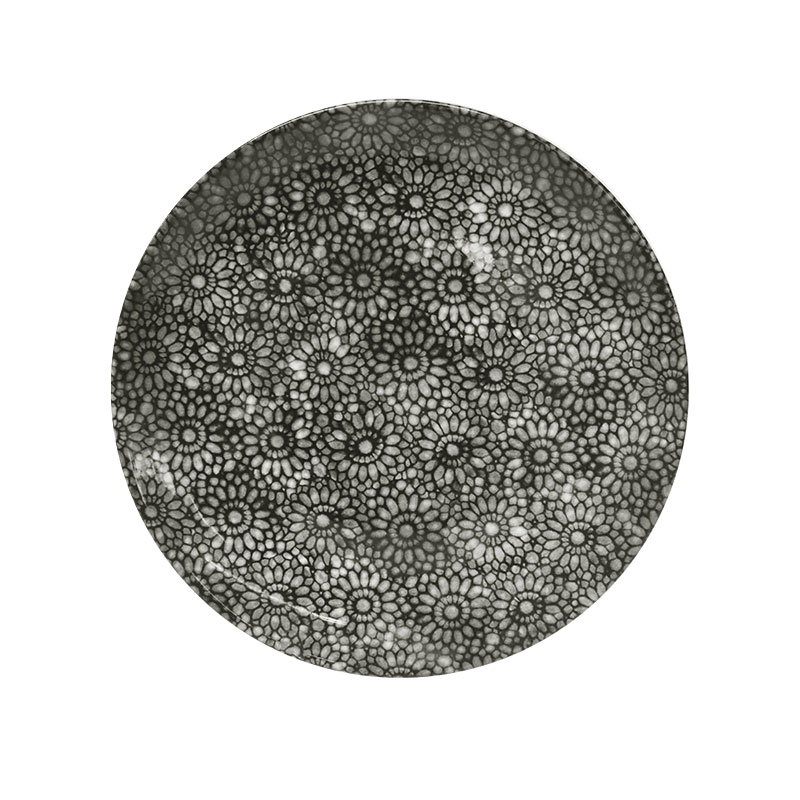 Daisy Haze Black 26cm Dinner Plate