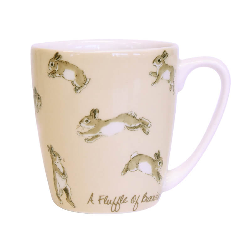 The In Crowd A Fluffle of Bunnies Acorn Mug