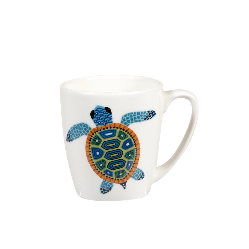 Paradise Fish Sea Turtle Acorn Mug