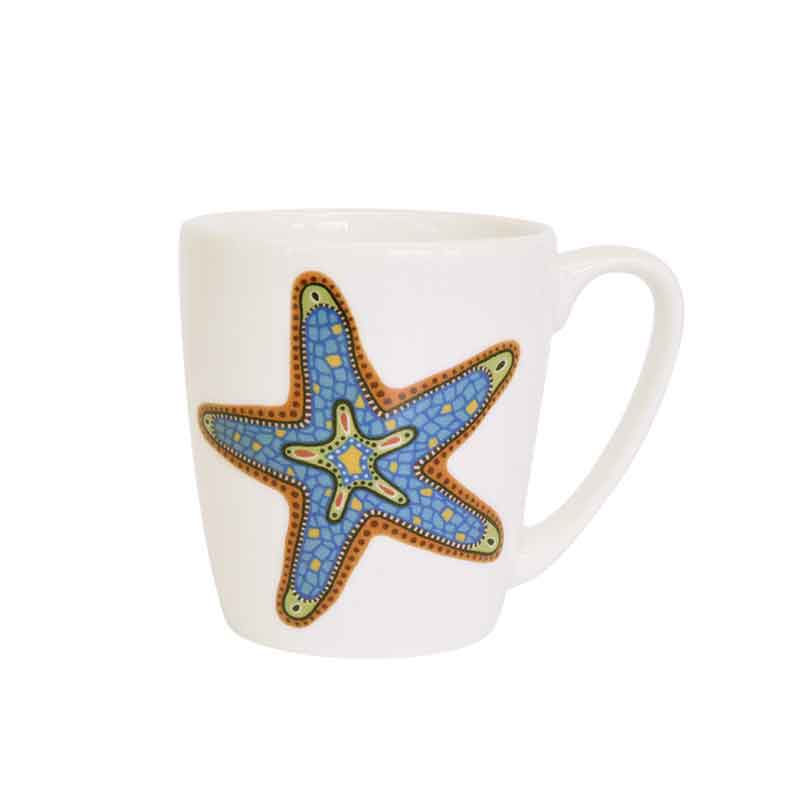 Paradise Fish Starfish Acorn Mug