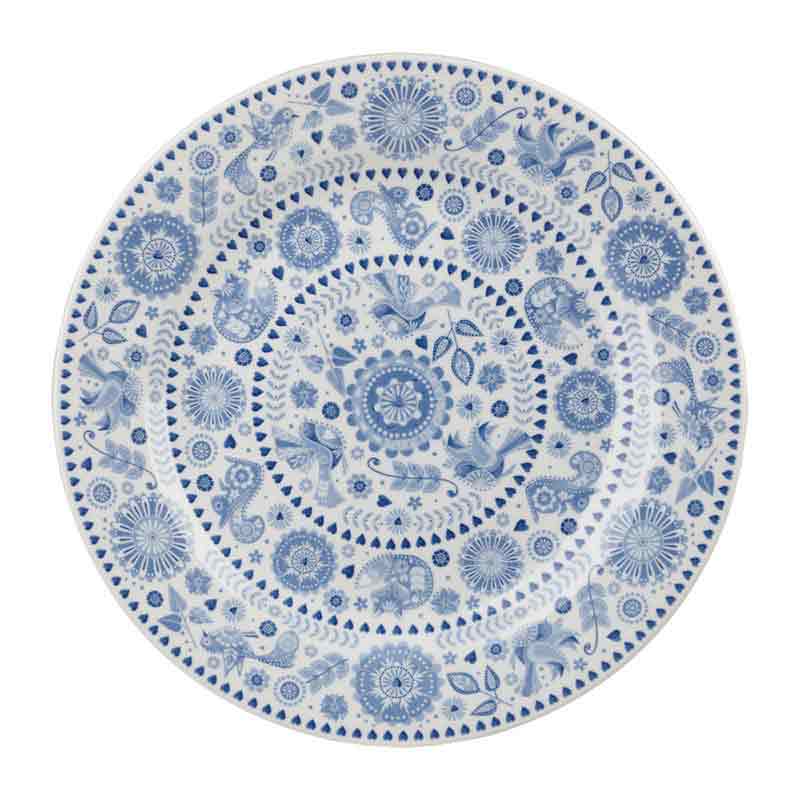 The Caravan Trail Penzance Salad Plate 20cm Concentric Circles