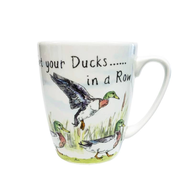 Ray of Sunshine Ducks in a Row Oak Mug