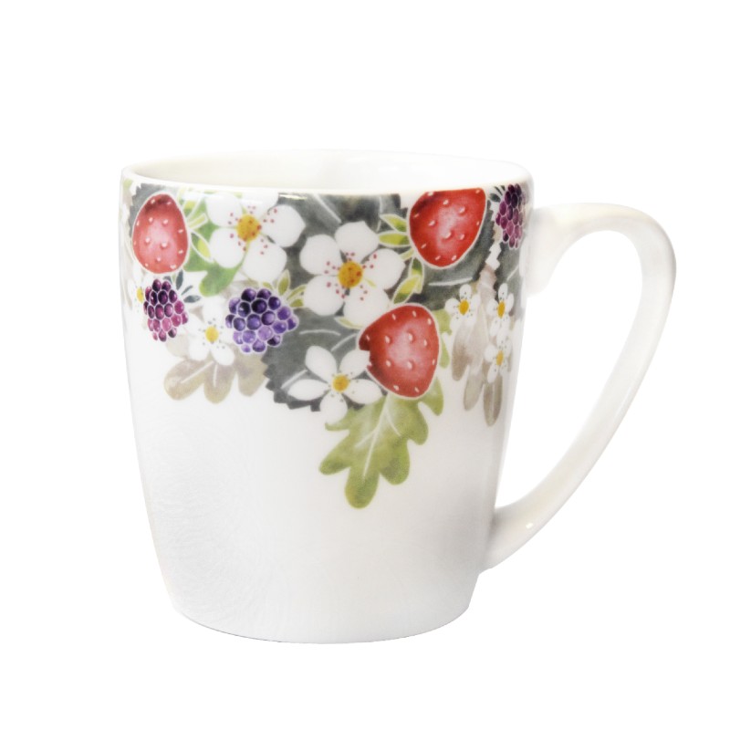 Strawberry Harvest Acorn Mug 