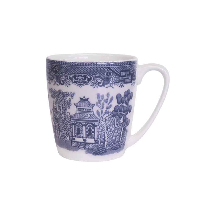 Blue Willow Acorn Mug