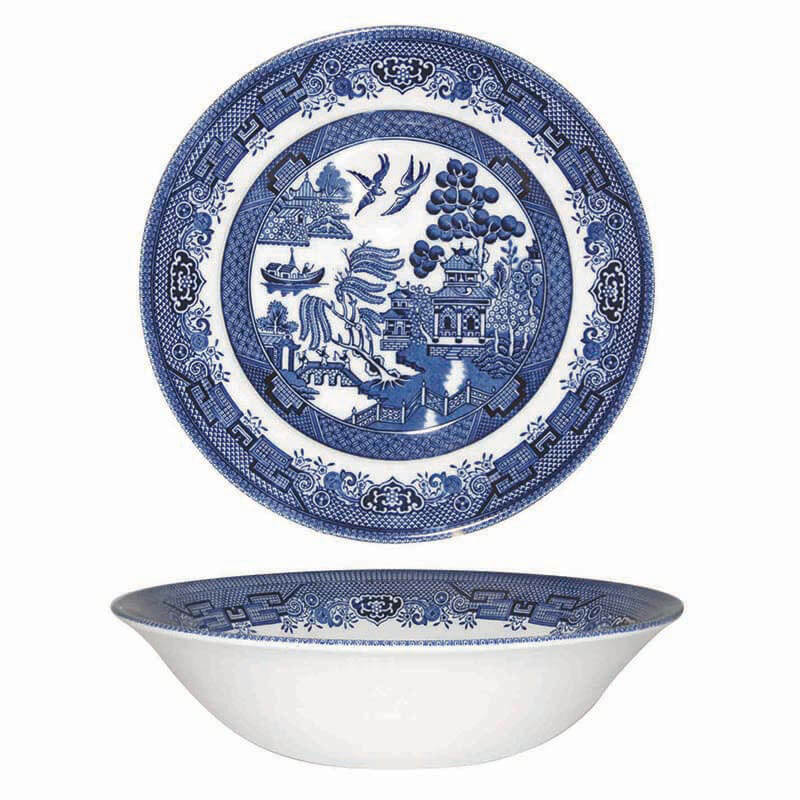 Blue Willow Salad Bowl 24cm